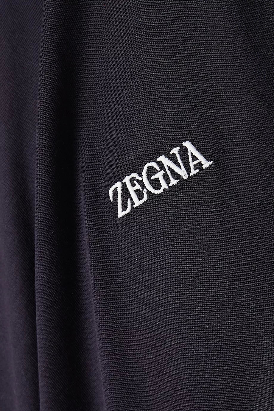 Zegna Navy Blue cotton T-shirt