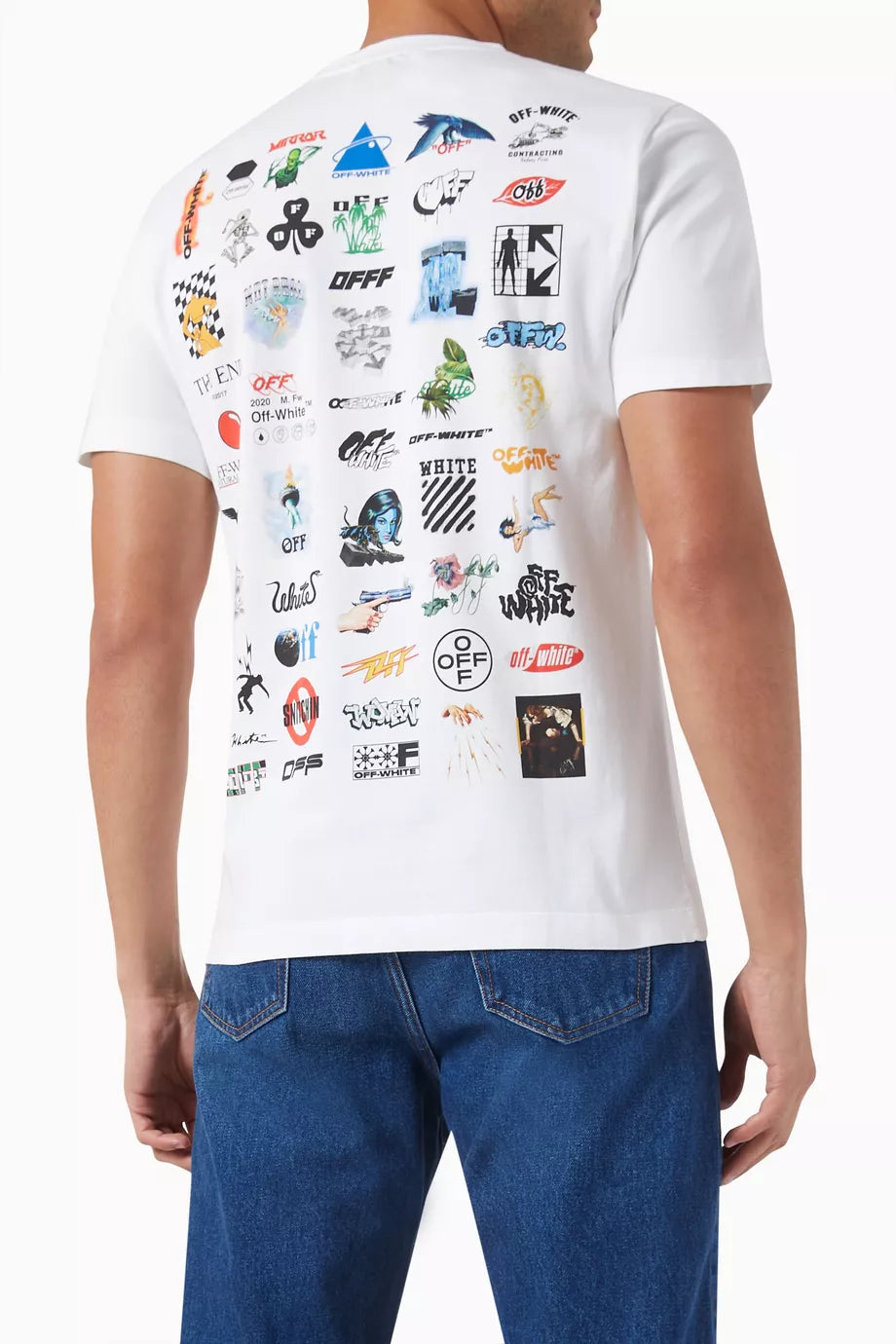 Off-White   Slim Fit T-shirt in Cotton Jersey