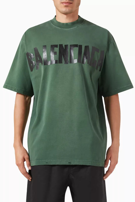 Balenciaga  Unisex Tape Type T-shirt in Vintage-jersey