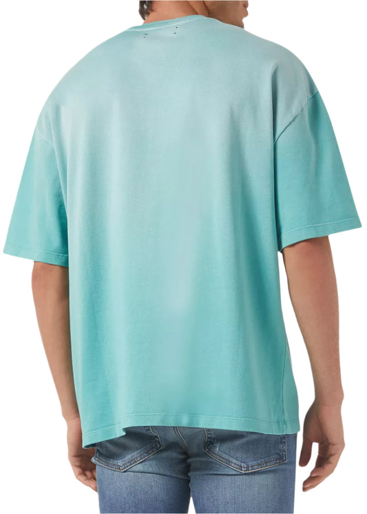 Amiri  Follow Vintage Oversized T-shirt in Cotton Blue