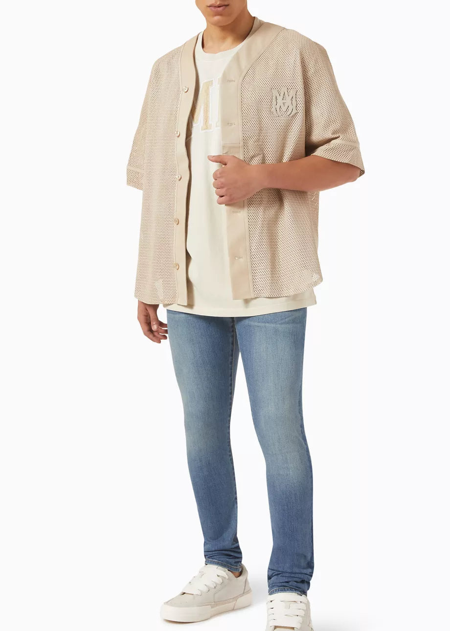 Amiri  Follow Vintage Oversized T-shirt in Cotton Neutral