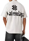 Balenciaga Unisex New Tape Type Medium-fit T-shirt in Vintage-jersey White