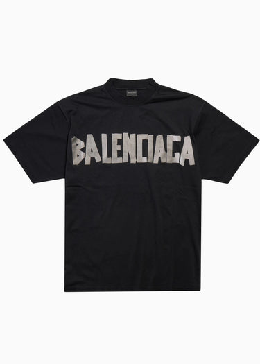 Balenciaga Unisex New Tape Type Medium-fit T-shirt in Vintage-jersey black