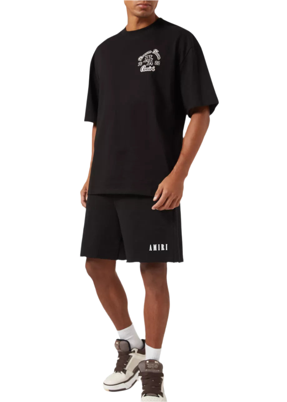 Amiri Dream Team Oversized T-shirt in Cotton Black