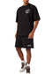 Amiri Dream Team Oversized T-shirt in Cotton Black