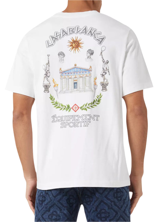 Casablanca The Temple Of Sport T-Shirt White