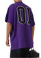 Balenciaga Men's Basketball Series - Oversized T-shirt in Purple