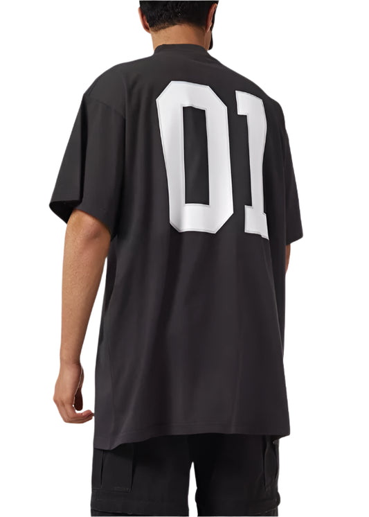 Balenciaga Men's Basketball Series - Oversized T-shirt in Black