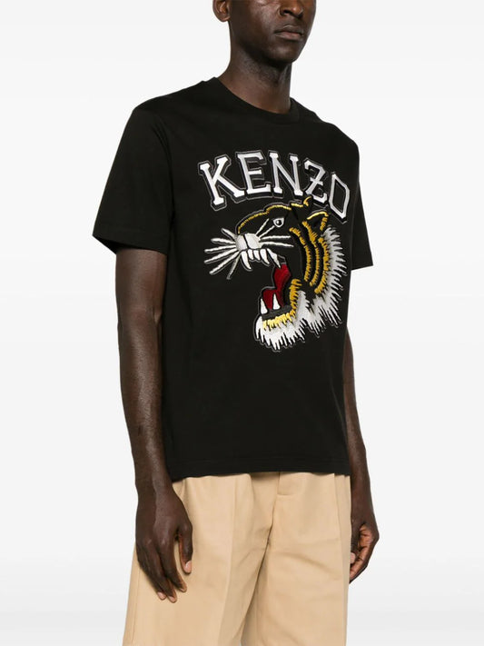 Kenzo Tiger Varsity cotton T-shirt