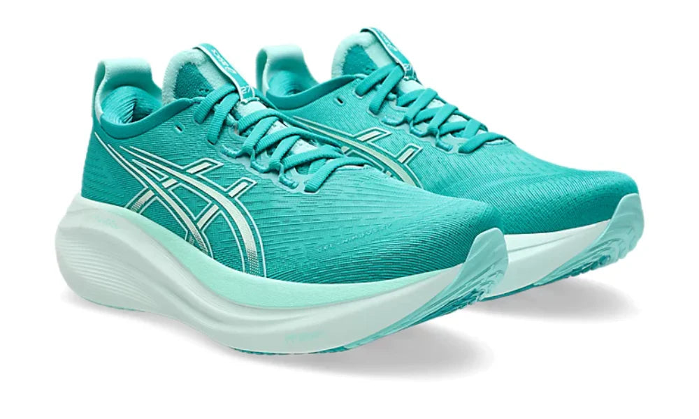 Asics Gel Nimbus 27 " Wave Teal/Illuminate Mint"