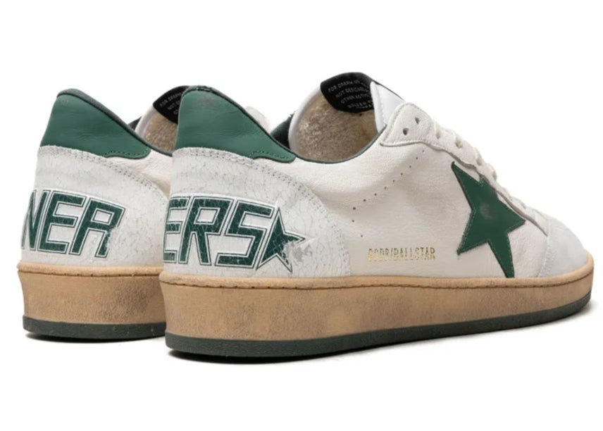 Golden Goose Ballstar "White/Green"