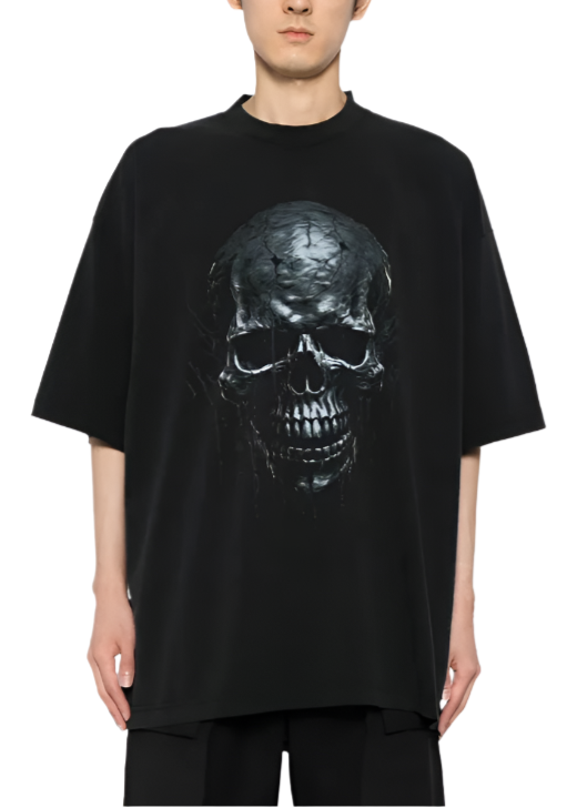 Vetements Skull Metal T-shirt