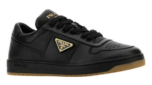 Prada Men's Downtown Napa Leather Low-Top Sneakers