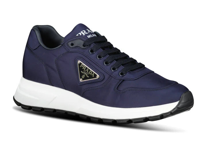 Prada Prax 01 Re-Nylon Leather Sneakers "Navy"
