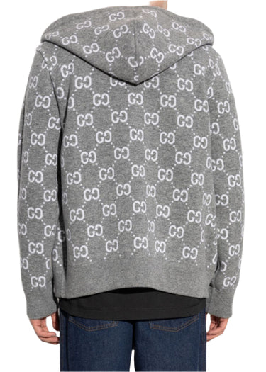 Gucci monogrammed sweatshirt with reversible design