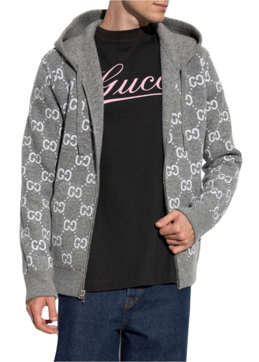 Gucci monogrammed sweatshirt with reversible design