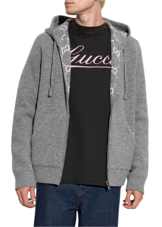 Gucci monogrammed sweatshirt with reversible design