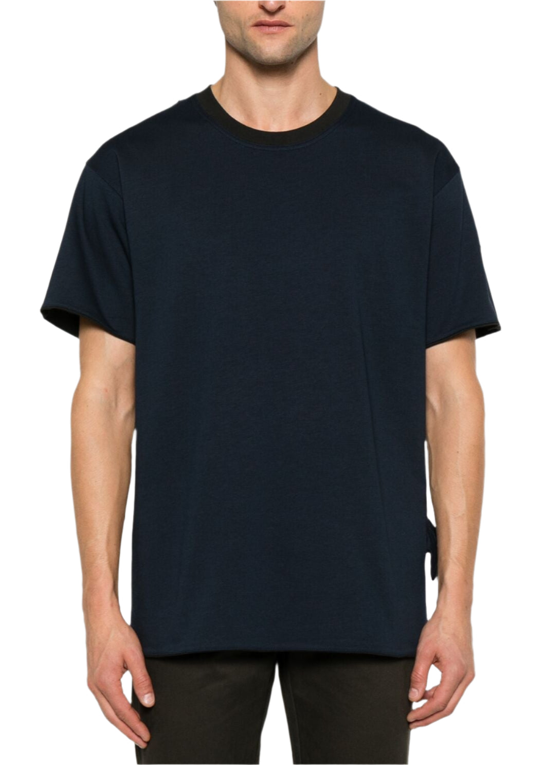 Moncler Logo Reversible T-Shirt Black