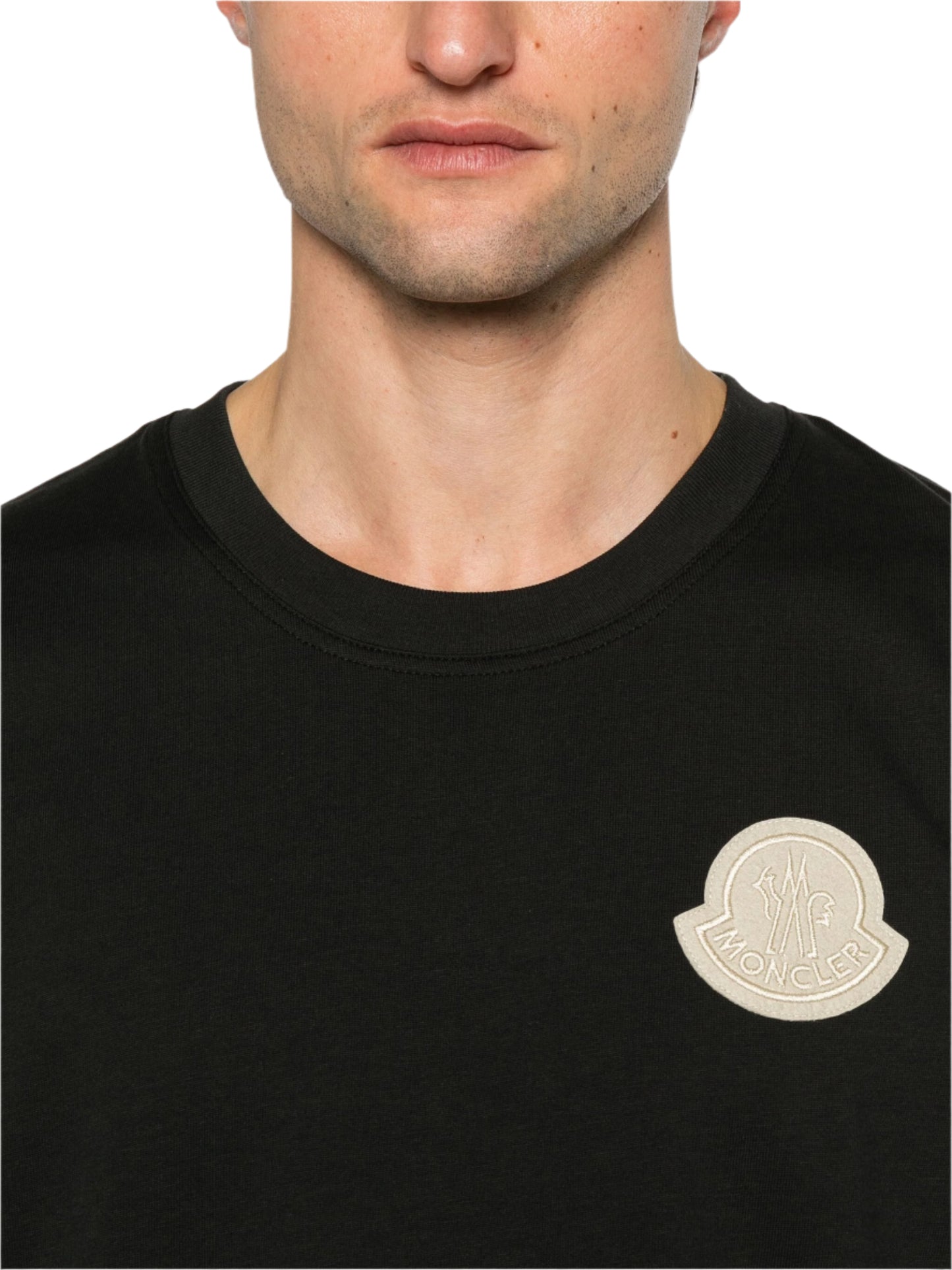 Moncler Logo Reversible T-Shirt Black