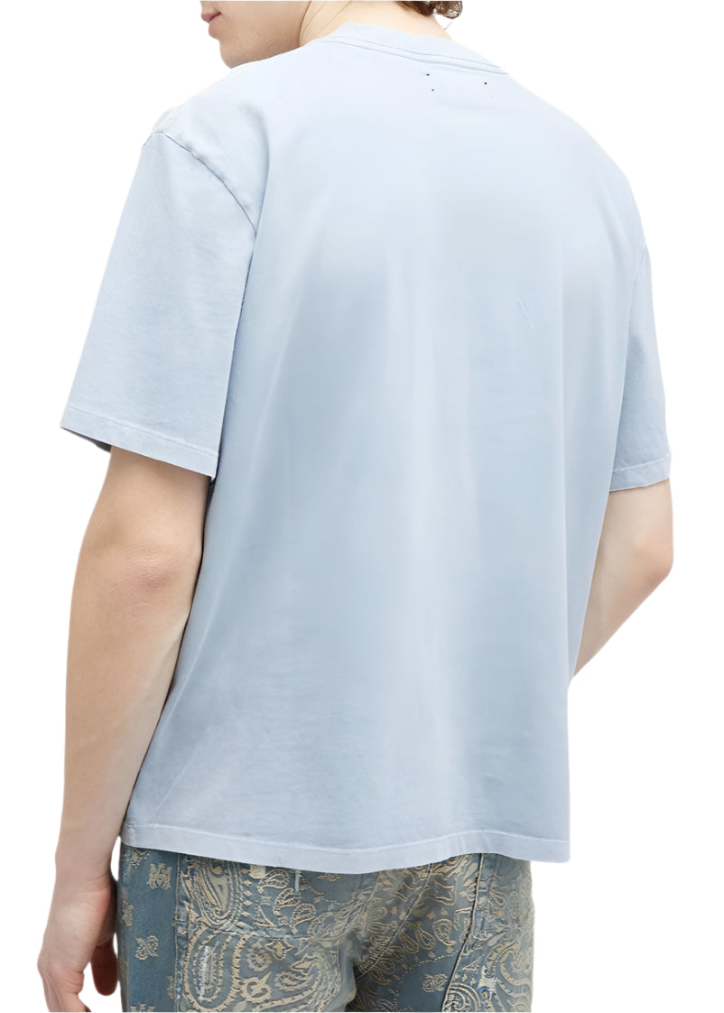 Amiri Blue Logo Printed T-Shirt