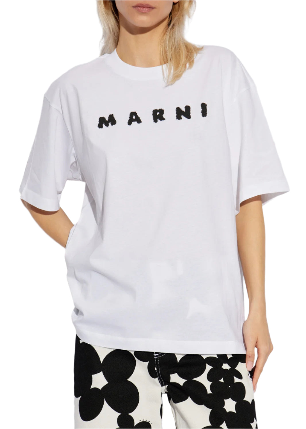 Marni Logo Printed Crewneck T-Shirt