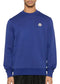 Moncler Logo Cotton Sweatshirt 'Navy Blue'