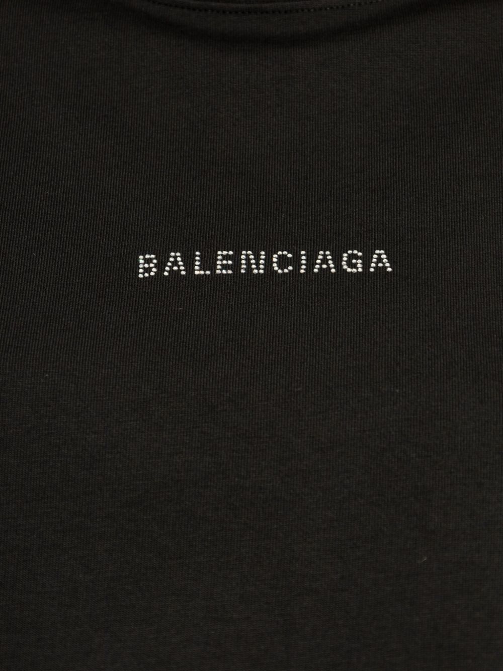 Balenciaga logo-studded T-shirt "Black"