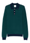 Casablanca Mini Wave Polo 'Navy / Green'