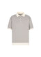 Dior Oblique Polo Shirt White, Blue And Brown Cotton Jacquard