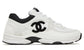 Chanel Mesh, suede & grained calfskin "White/Black"