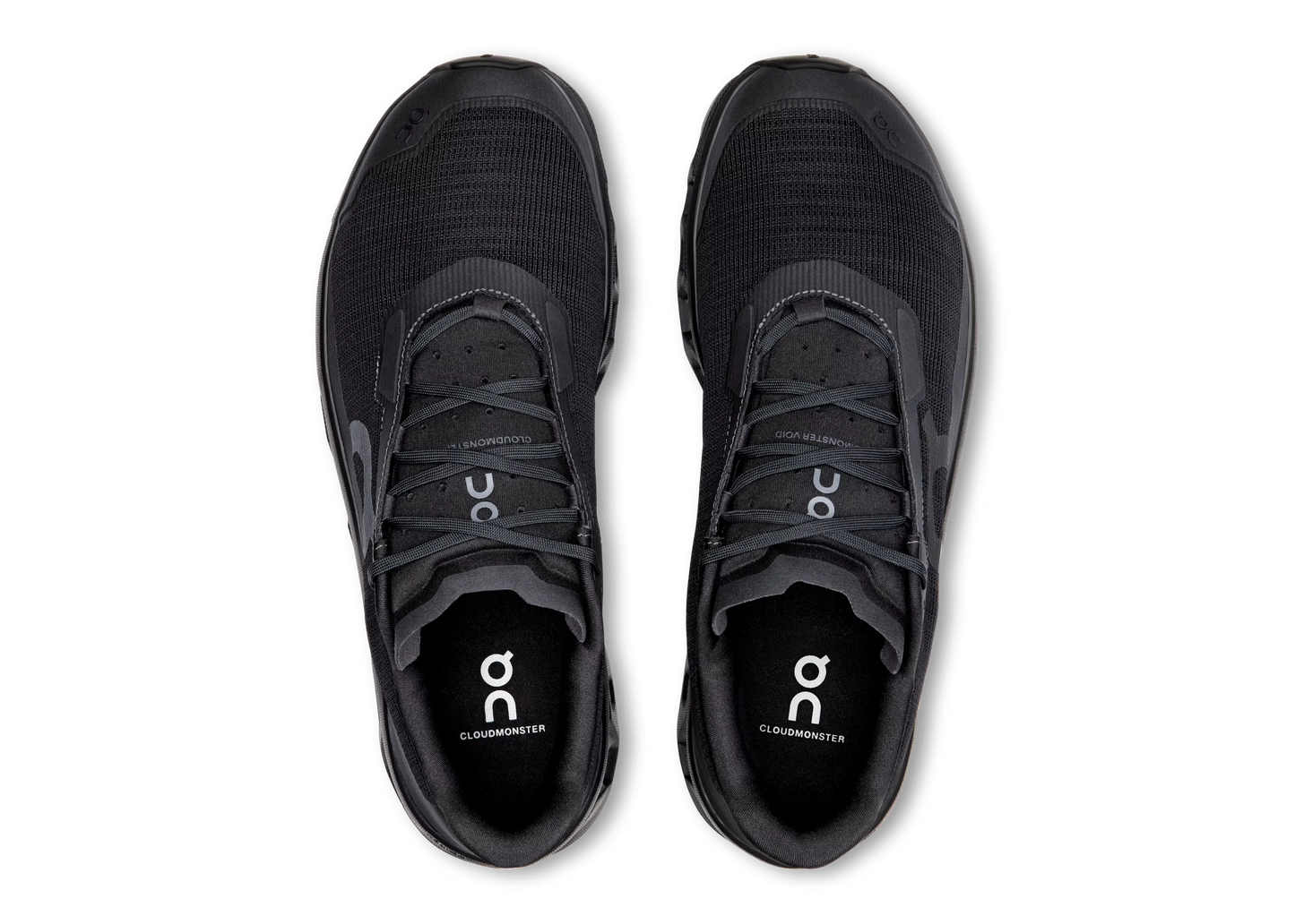 On Cloudmonster Void "Black"