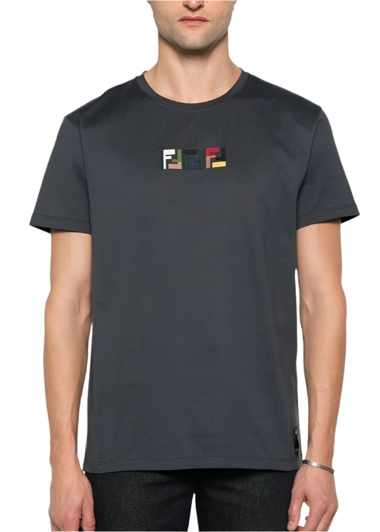 Fendi Dark gray cotton t-shirt