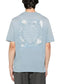 Amiri Bleach Bandana Patch T-shirt "Ash Blue"