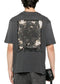 Amiri Bleach Bandana Patch T-shirt "Charcoal Grey"