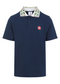 Casablanca Laurel Pique Short Sleeve "Navy Blue"