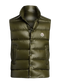 Moncler Tibb Down Gilet "Olive Green"