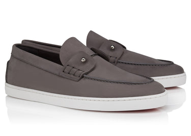 Christian Louboutin Chambeliboat Leather Loafers "Grey"