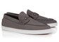 Christian Louboutin Chambeliboat Leather Loafers "Grey"
