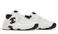 Chanel Mesh, suede & grained calfskin "White/Black"