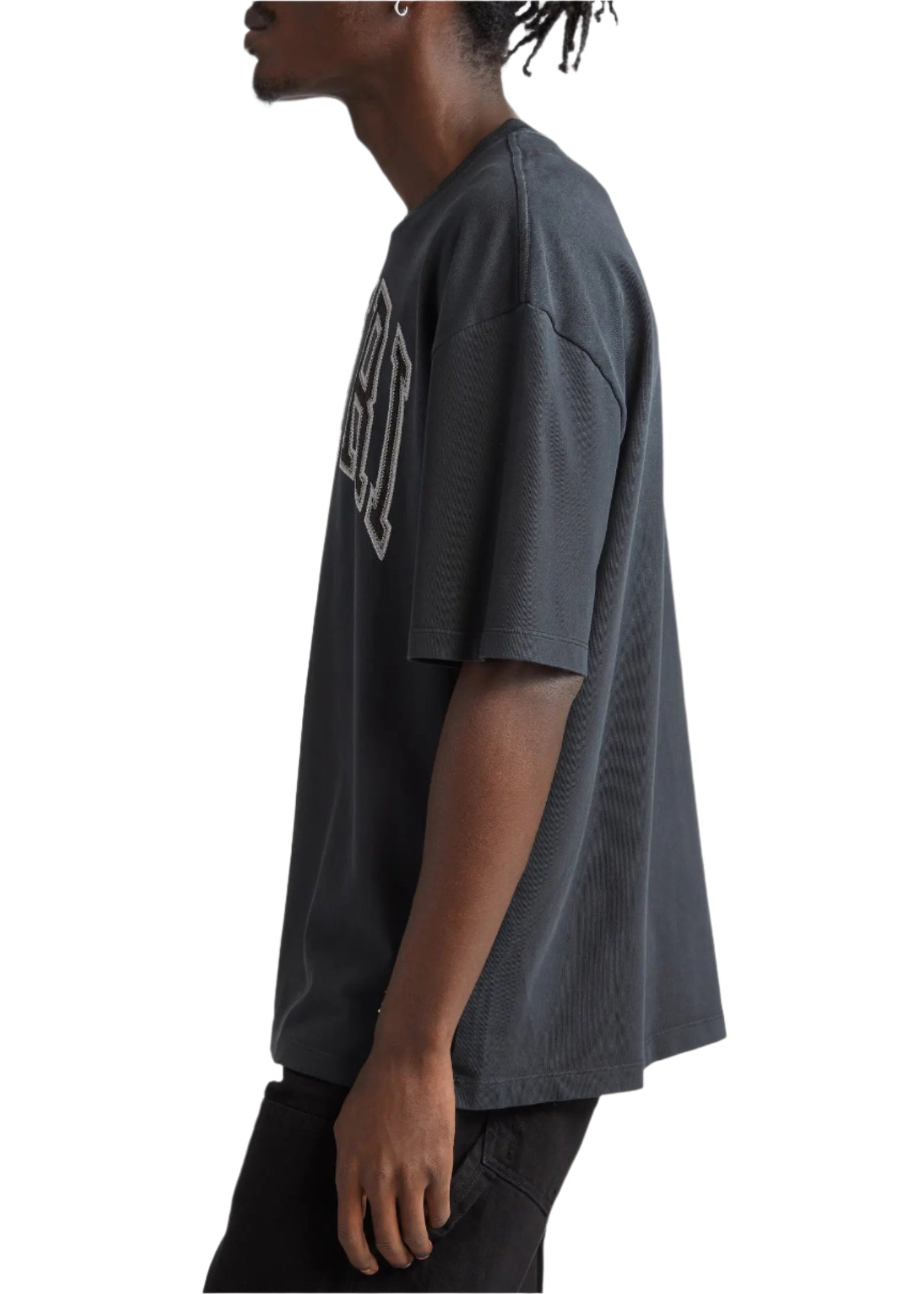 Amiri  Follow Vintage Oversized T-shirt in Cotton Black