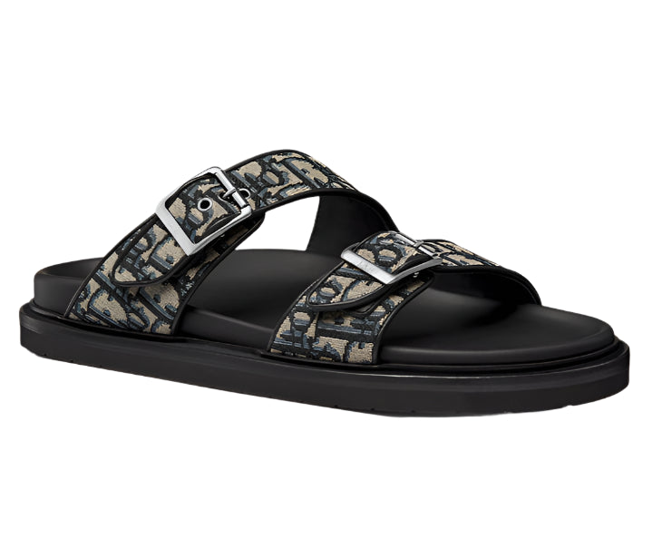 Dior Aqua Sandal "Beige / Black"