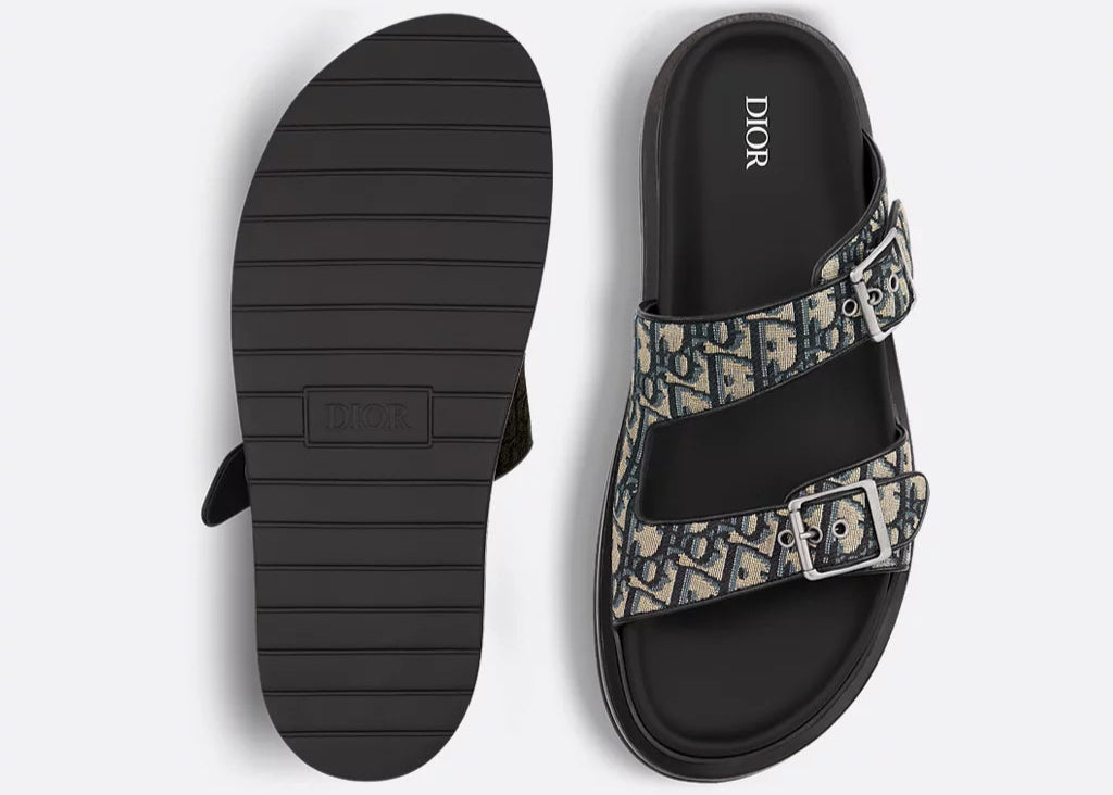 Dior Aqua Sandal "Beige / Black"