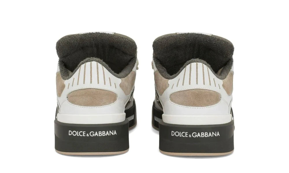 Dolce & Gabbana New Roma panelled 'white/khaki/beige'