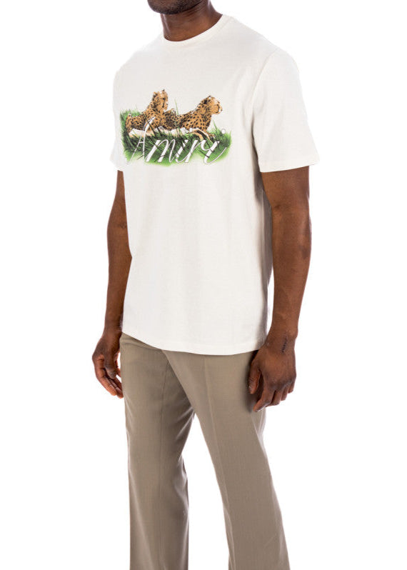 AMIRI Cheetah-print cotton T-shirt