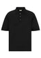 Christian Dior Couture Polo Shirt Black Virgin Wool Jersey