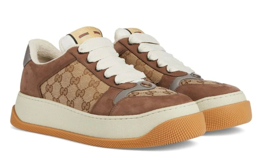 Gucci Screener GG Supreme sneakers 'brown'