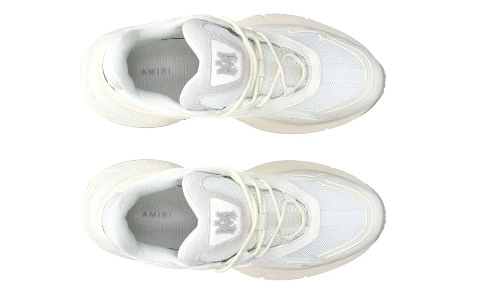 AMIRI Leather MA Runner Sneakers "White"