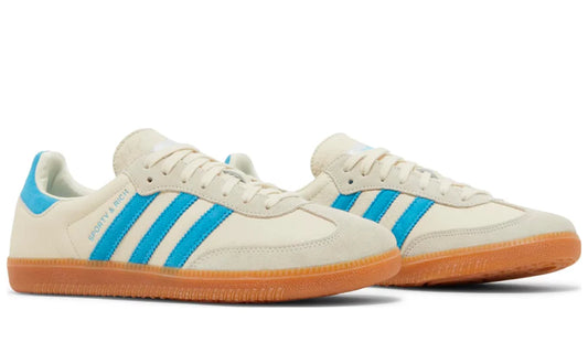 Sporty & Rich x Adidas Samba OG 'Cream Blue'