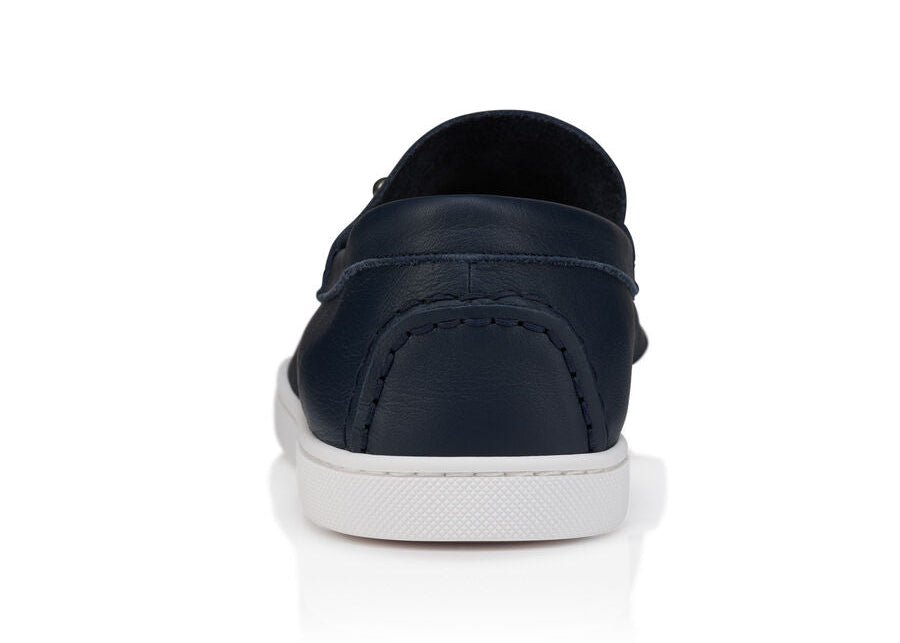 Christian Louboutin Chambeliboat Leather Loafers "Marine"