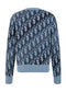 Dior Oblique Sweater "Blue Wool Jacquard"